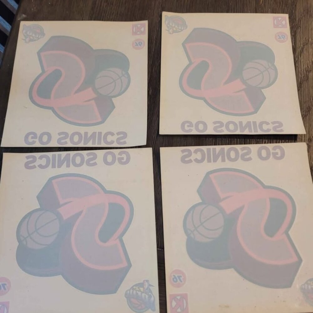 Sonic Window Clings